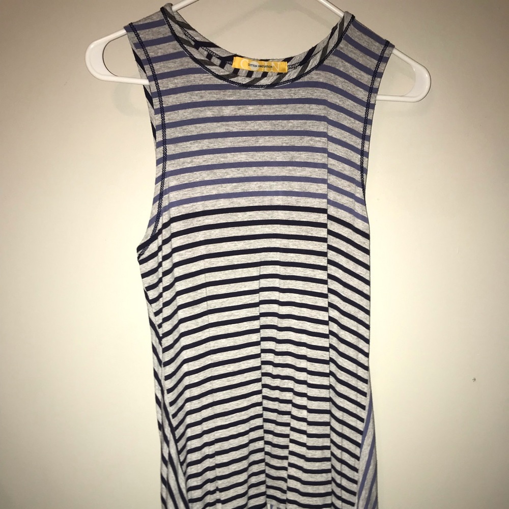 Open back boutique tank top